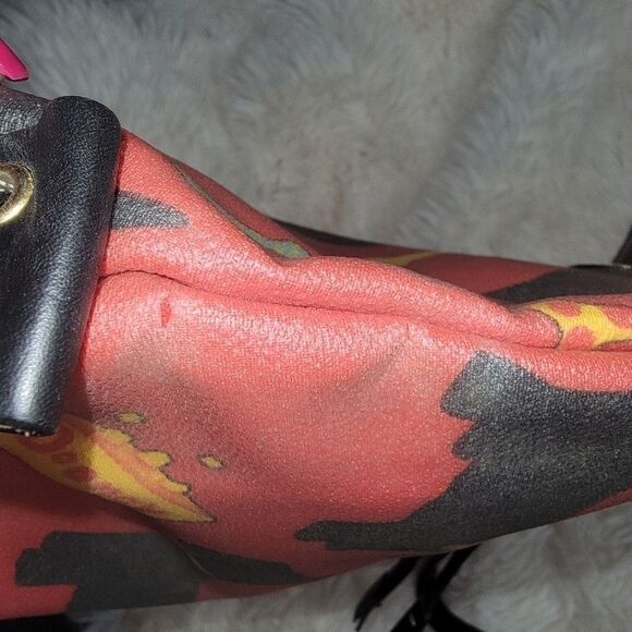 Dooney & Bourke Scottie dog coated canvas handbag purse vintage - Picture 8 of 16